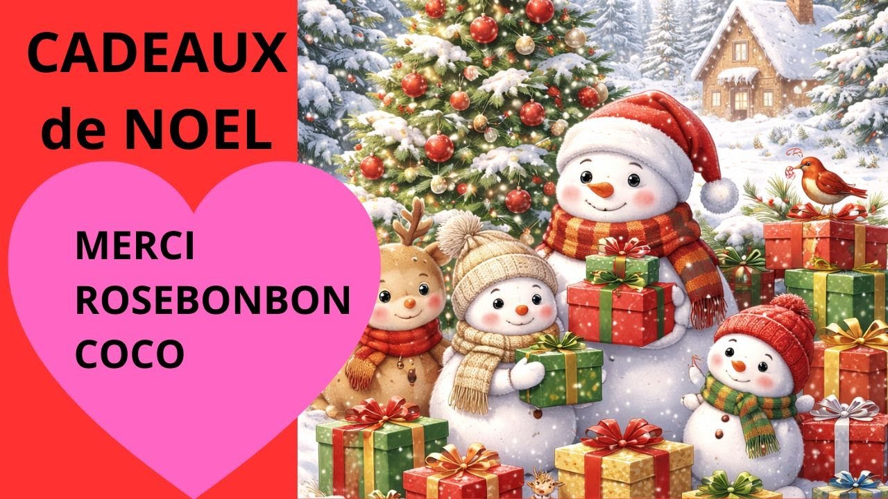 CADEAUX DE NOËL Merci @rosebonboncoco