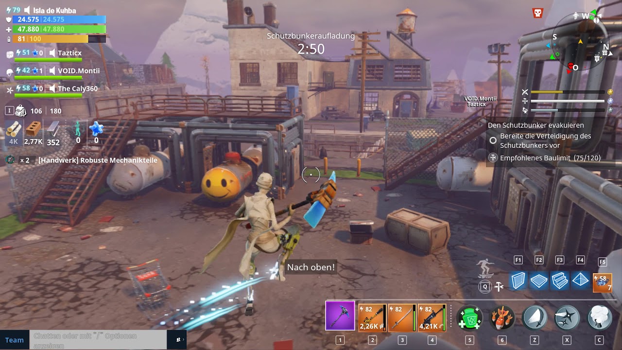 Fortnite || Mission Den Schutzbunker evakuieren || Level 46