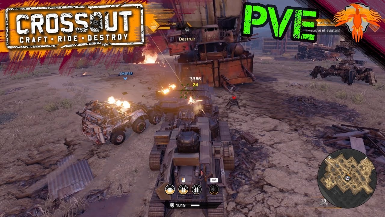 Crossout PvE Multiplayer Gameplay 2022 - PvE Battles 187 - No Commentary