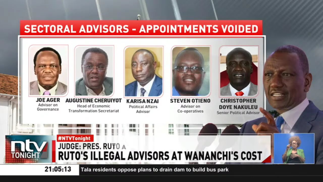 High Court quashes positions of 21 presidential advisors, including David Ndii and Makau Mutua