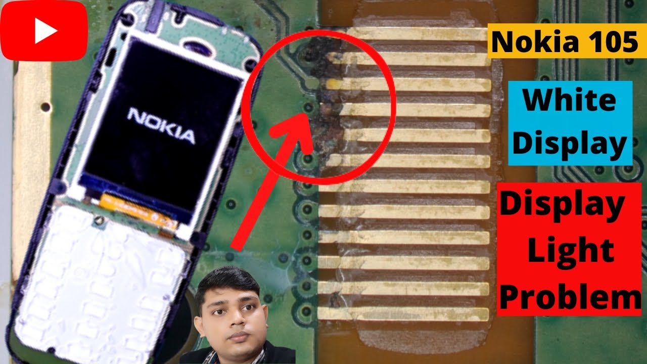 Nokia 105 White Display | Nokia 105 Display Light Problem | Nokia 105 Blank Display/ LCD