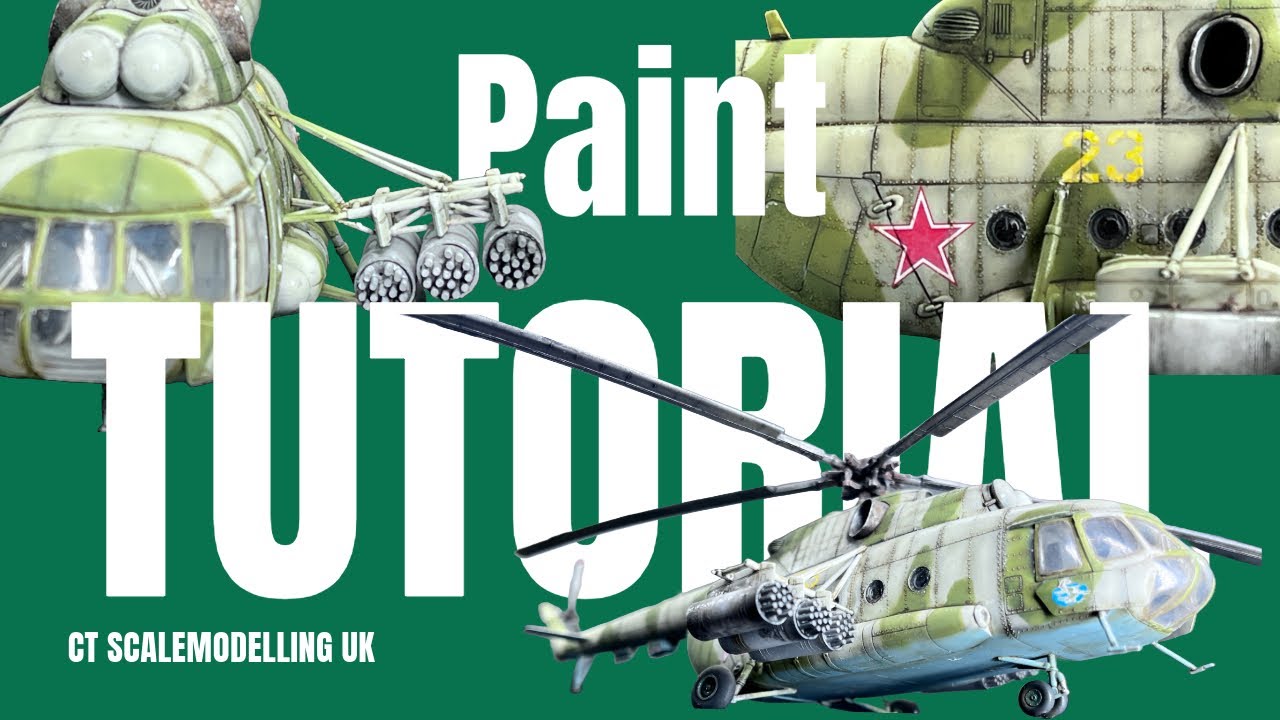 Paint Assault Helicopter Mi8 MT #zvezda #russianhelicopter #172