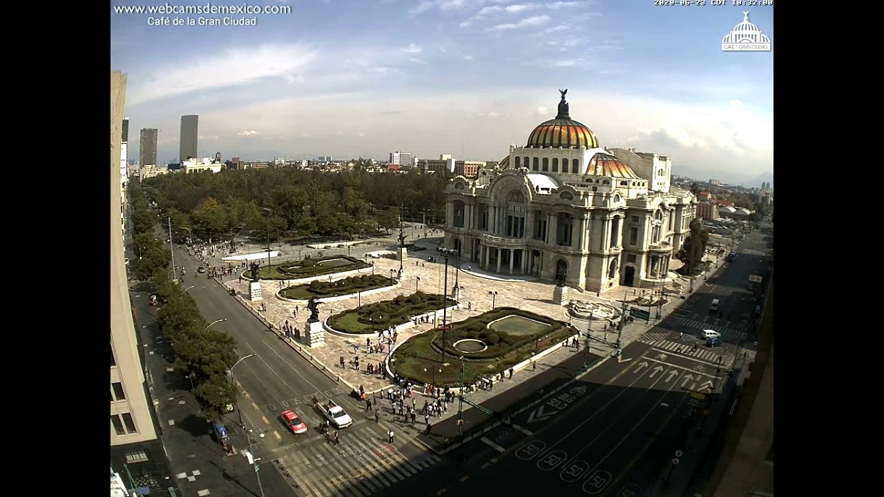 El sismo de hoy 23 de junio 2020 en la #CDMX vista Bellas Artes