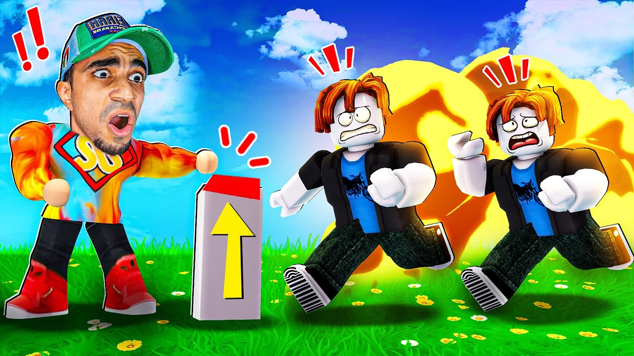 تحدي لا تضغط على الزر في لعبة روبلوكس | ROBLOX !! 🔴🔥