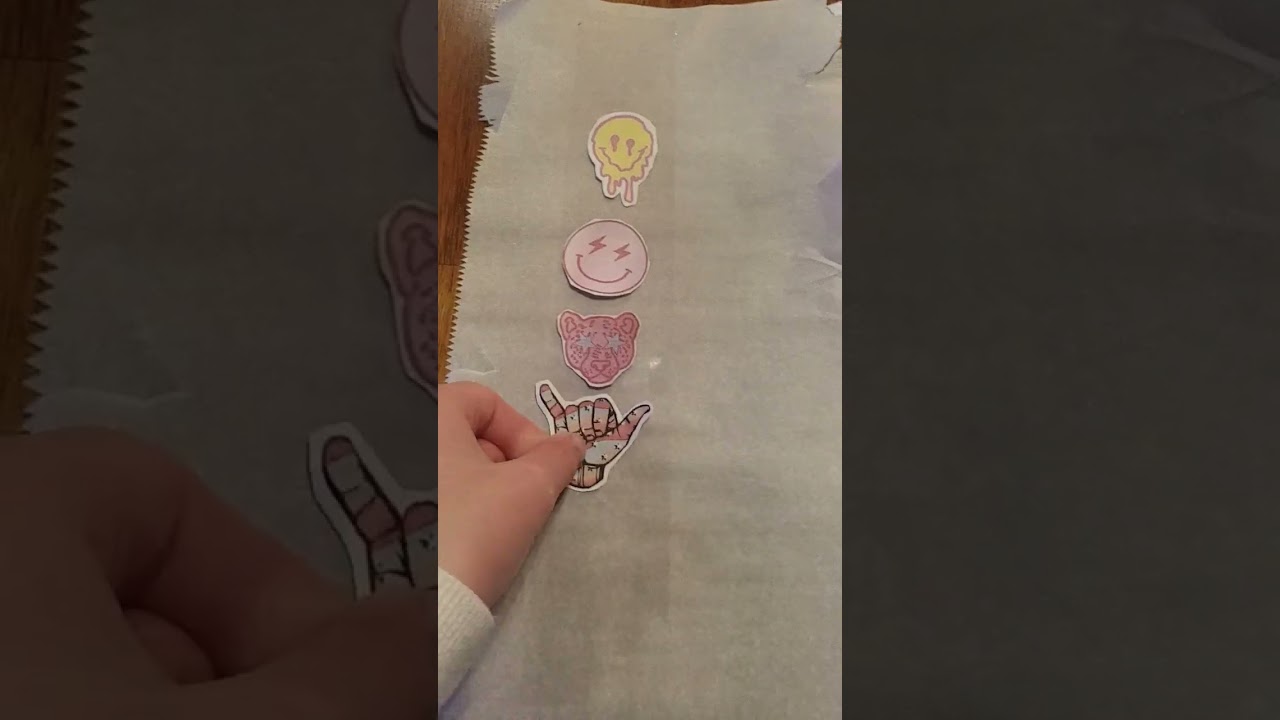 Make preppy stickers with me #preppy