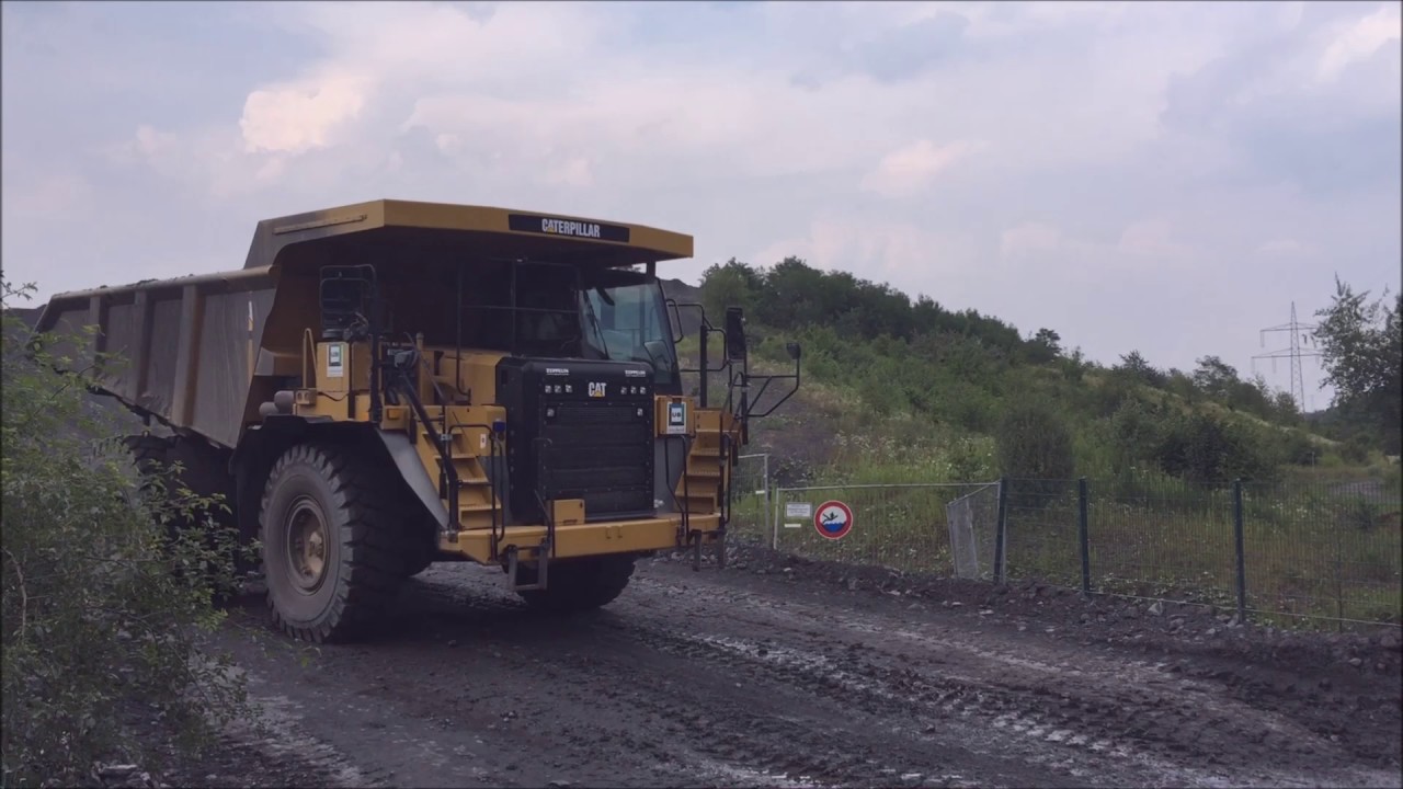 ++CATERPILLAR 775G CLOSE DOWNHILL GREAT SOUND GERMANY++