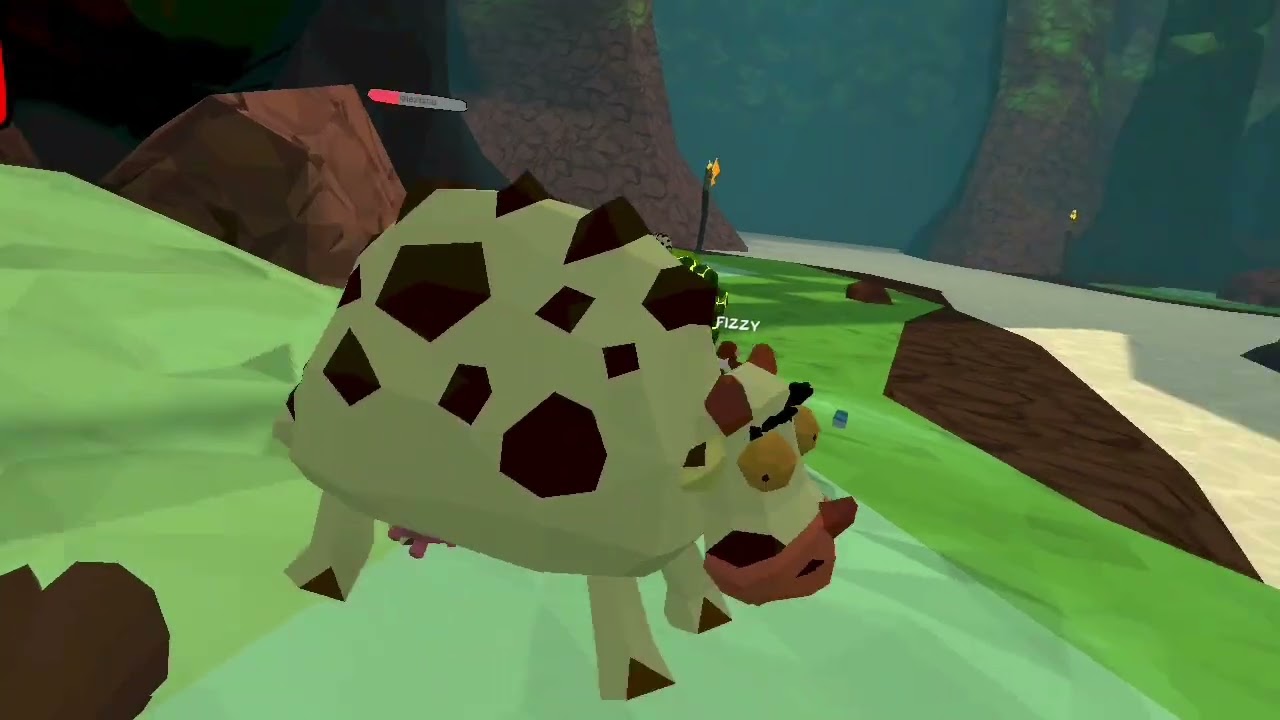 Getting my friend fizzy his Dino leveled up to 15 #fyp #pfp #gorillatag #vr #fun #ugvr 