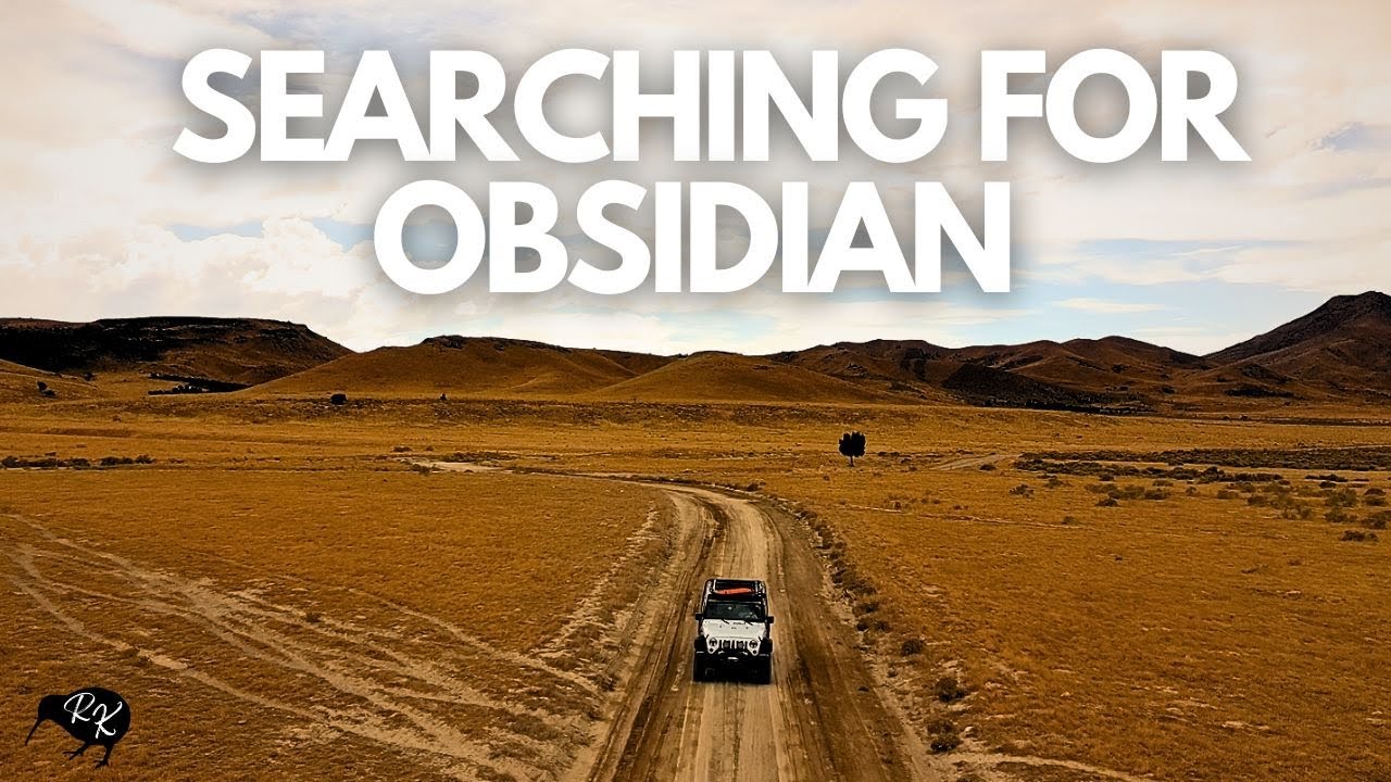 VOLCANIC GLASS IN THE DESERT! | Obsidian Beds | Black Rock Desert | Rockhounding | Utah