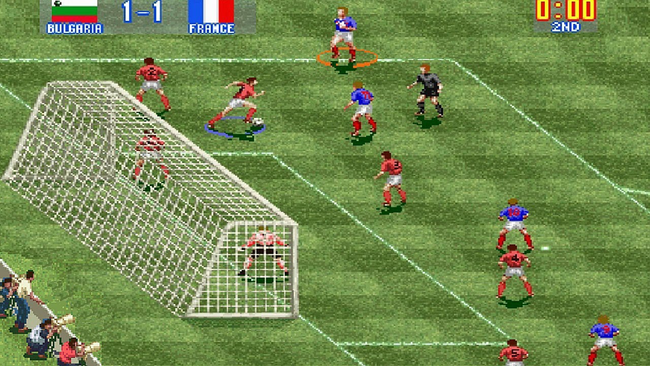 International Superstar Soccer - SNES - Todos os scenarios com legendas.