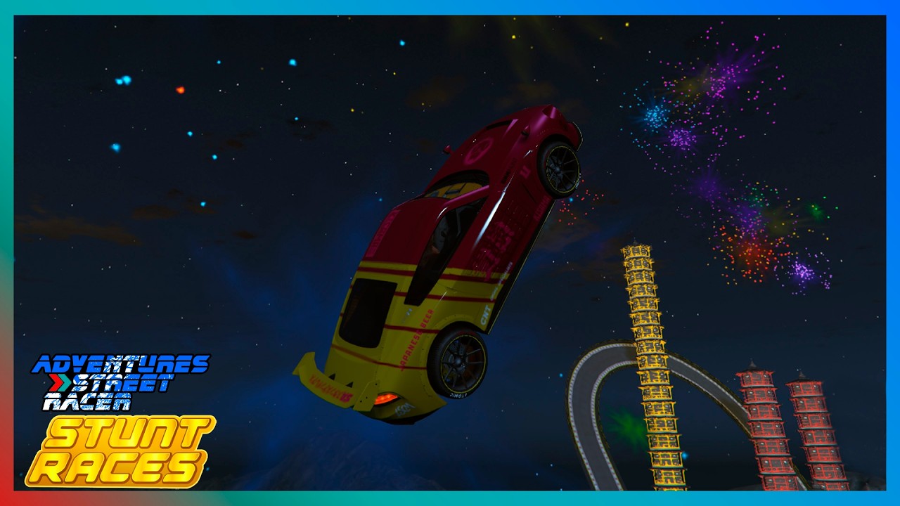 Покорение каскадёрской трассы Лунного Нового года — Гонки Сенора | #StuntRaces