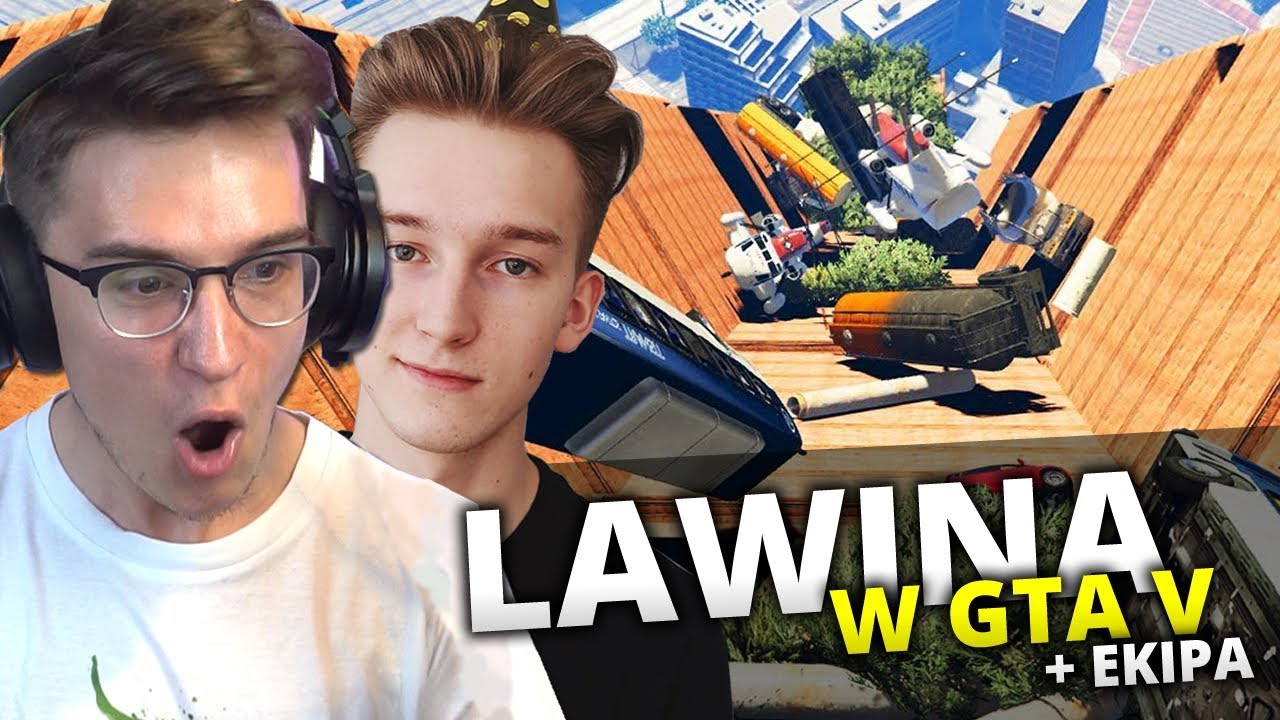 GTA V - EKIPA VS LAWINA SAMOCHODÓW / Sheo