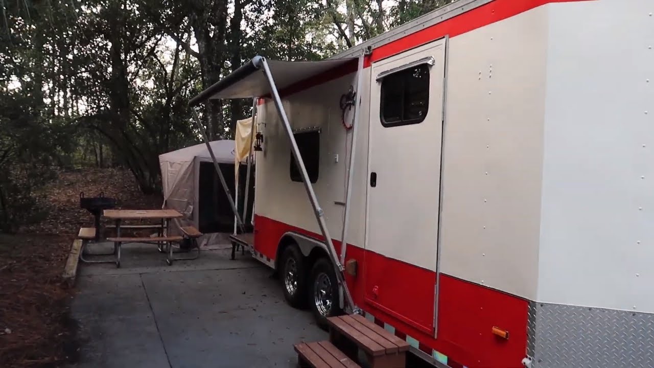 Cargo Trailer Conversion Inside Tour Update