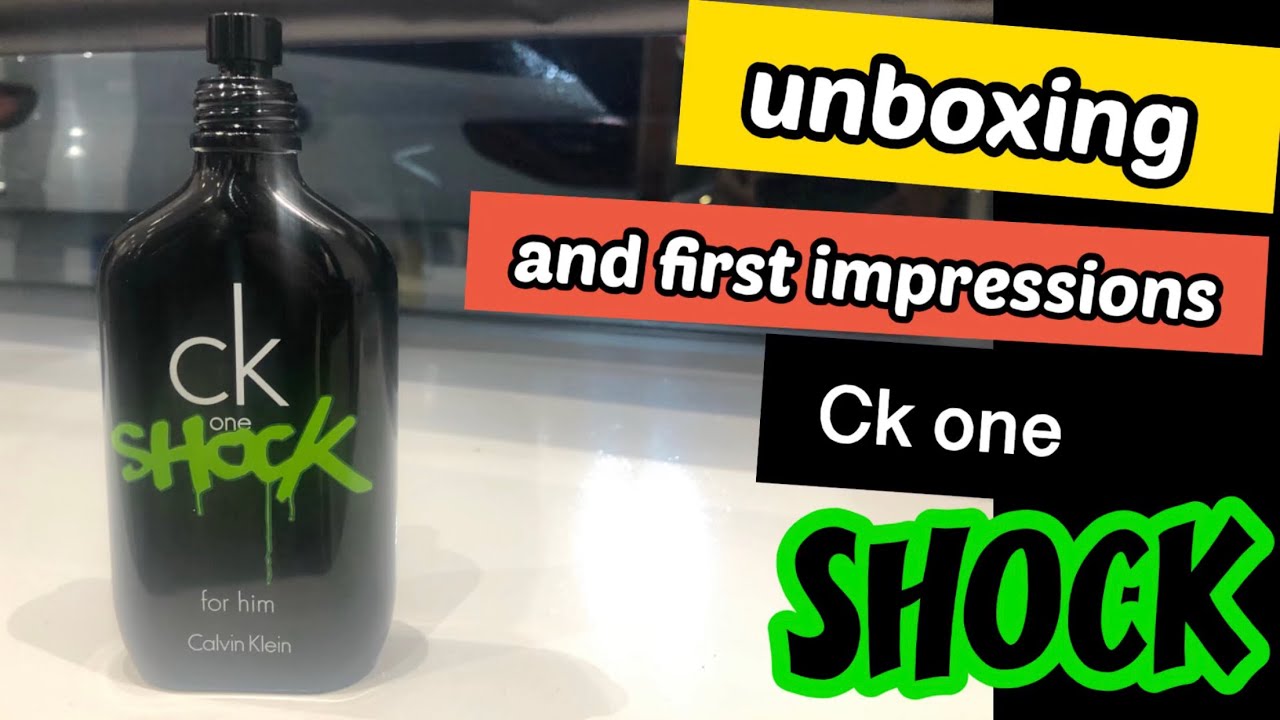 Unboxing and First impressions of CK One Shock for him