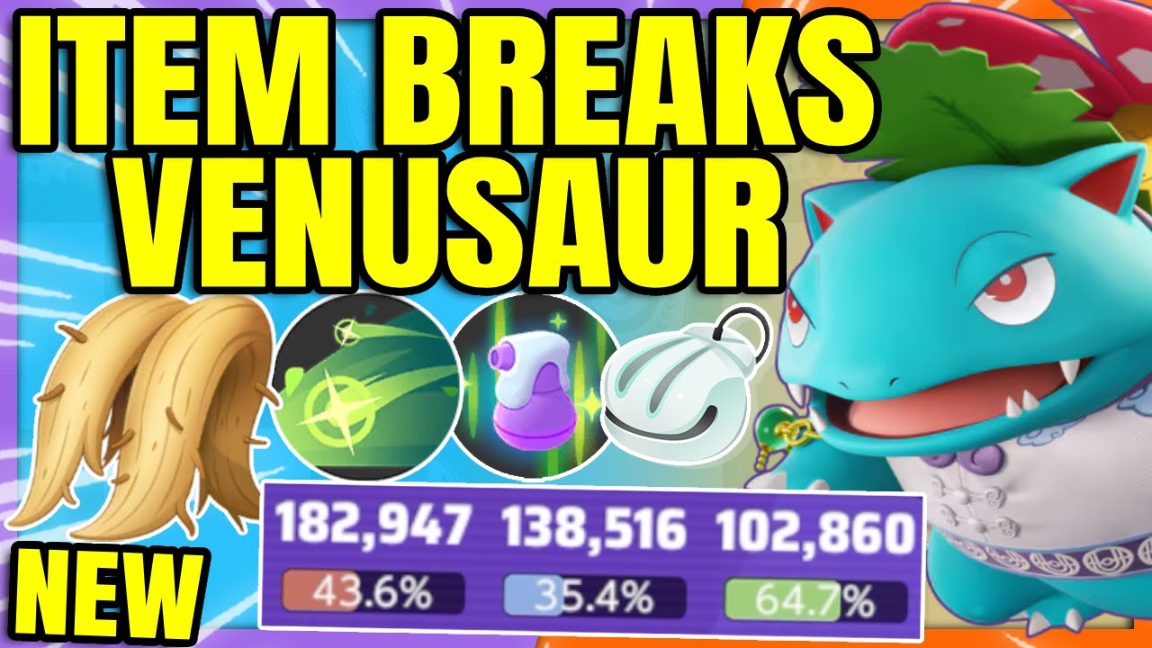 Easiest TRIPLE 100,000+ ever with BIG ROOT VENUSAUR | Pokemon Unite