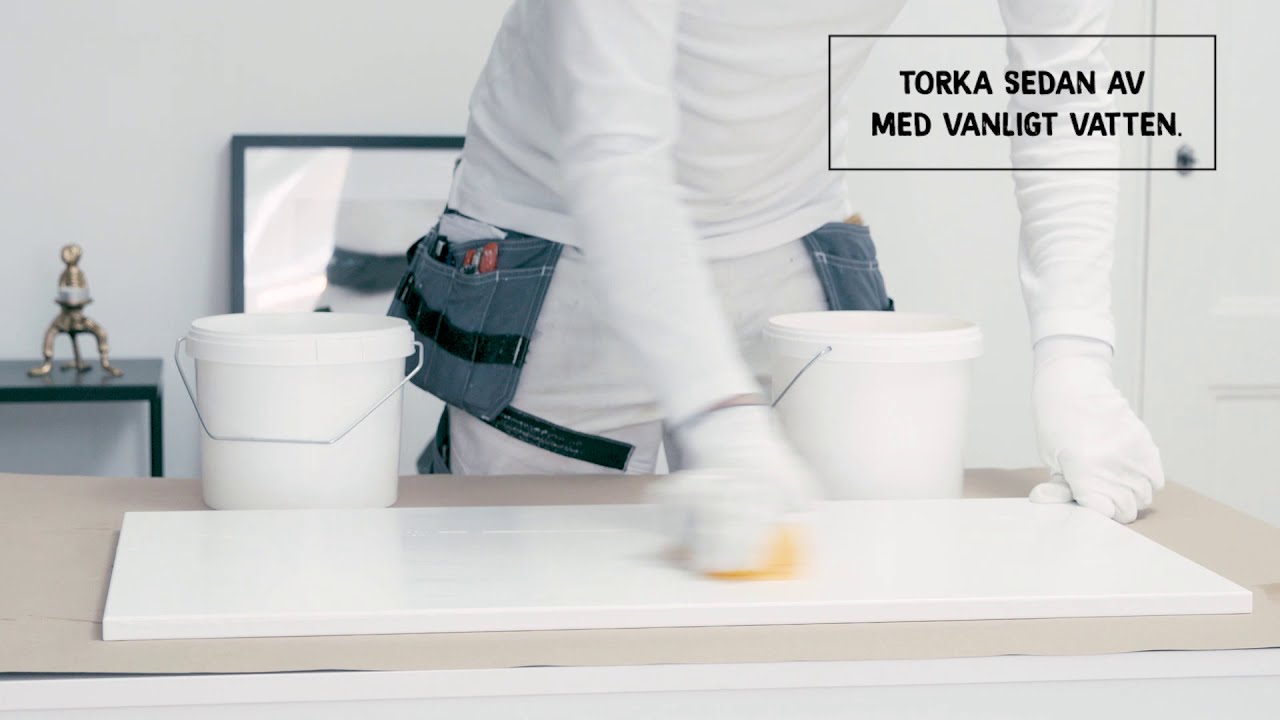 Måla om köksluckor