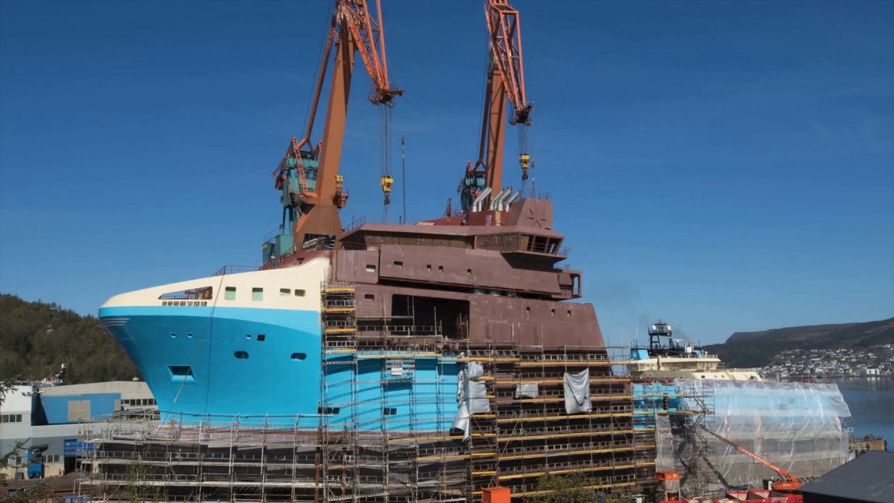 Kleven - the building of build no 386 for Maersk Supply Service