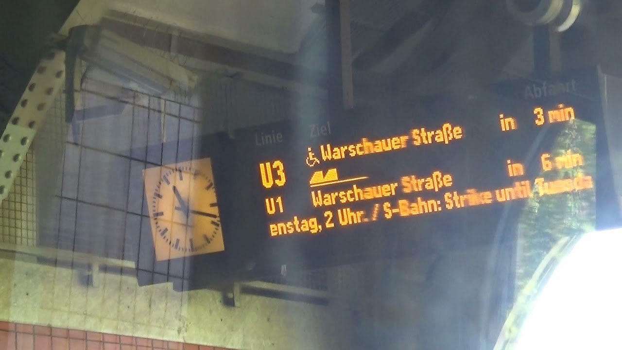Berlin U-Bahn: U3 Warschauer str-Krumme Lanke.