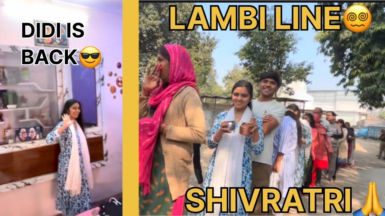Happy shivratri 🙂 | didi bhi ghar a gyi😁