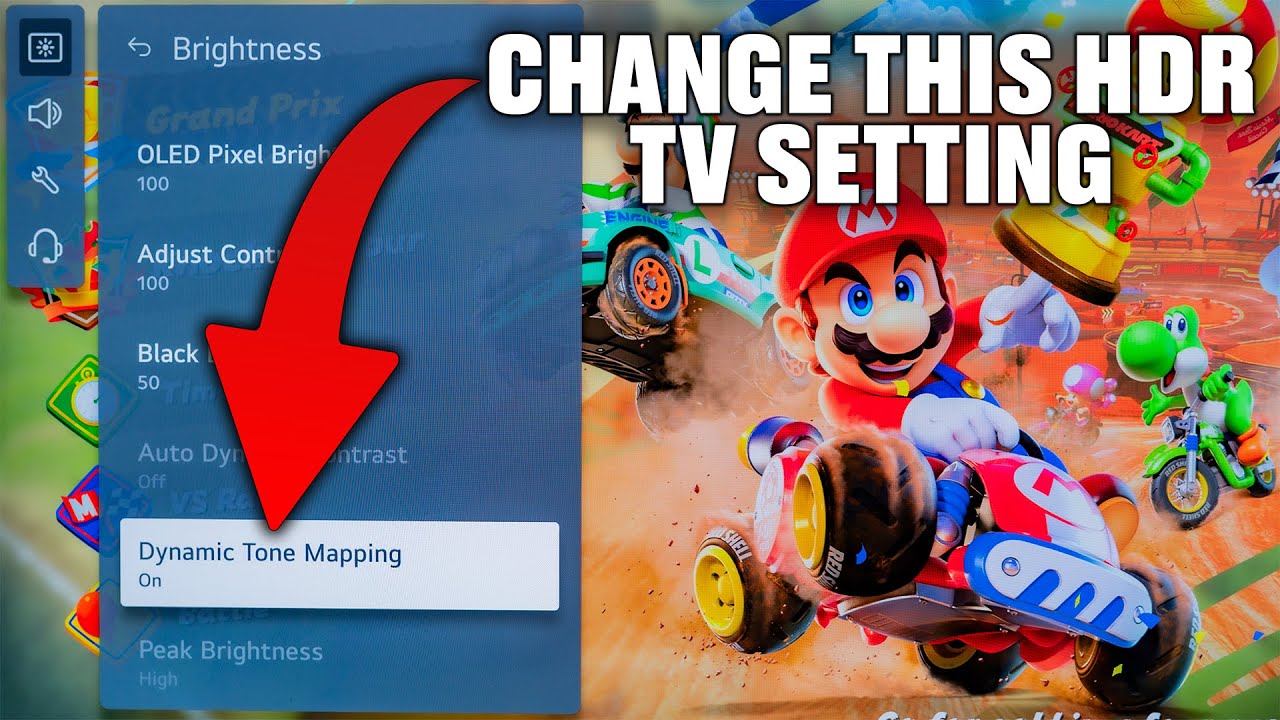 Размытое изображение HDR на Nintendo Switch 2? Измените настройки телевизора.