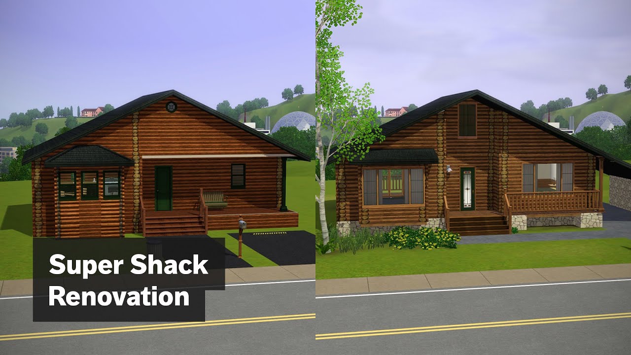 Ремонт уютного домика • Дизайн дома для The Sims 3 [Быстрое строительство]