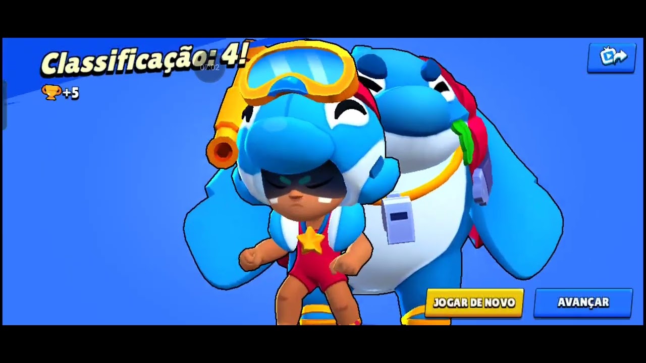 Joguei com o melhor brawler de cada raridade 