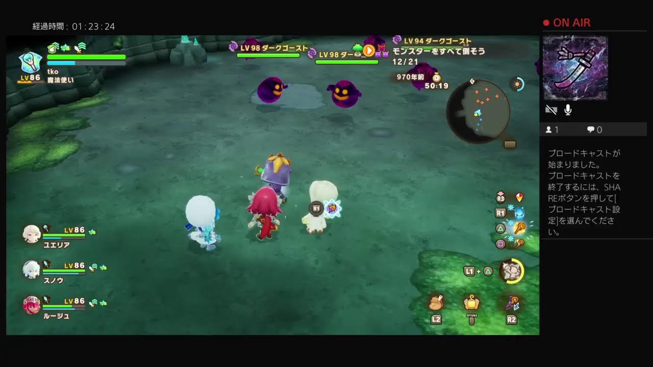 ２週間振りなのでのんびりと　ファンタジーライフi