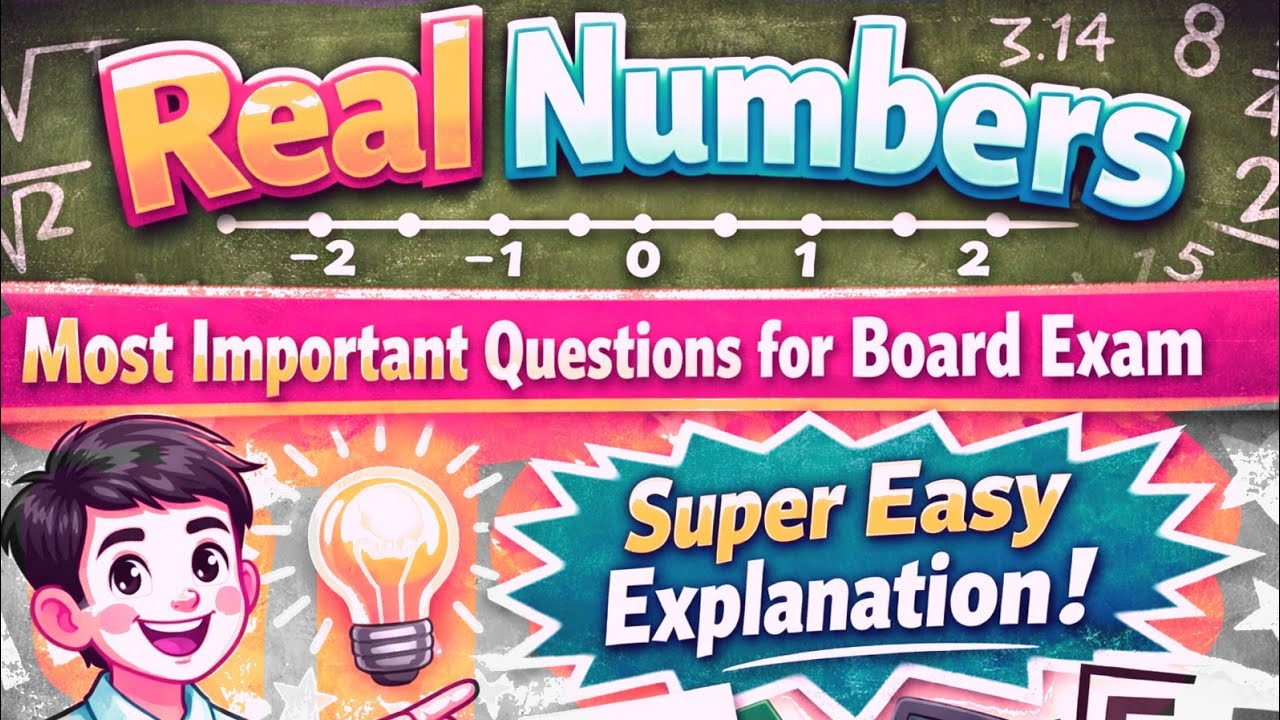 Real Numbers Class 10 Most Important Questions for the Board Exam | NCERT | CBSE