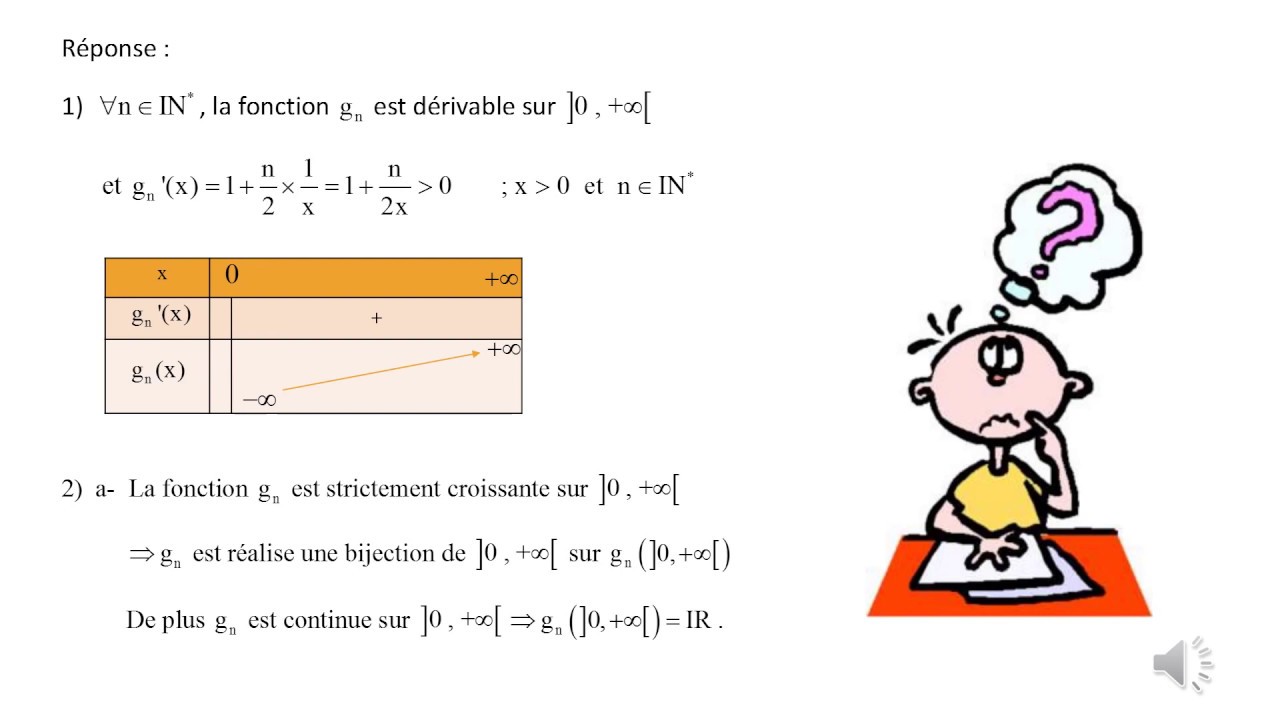 Analyse 4 [Exercice pour BAC math , sc et tec]
