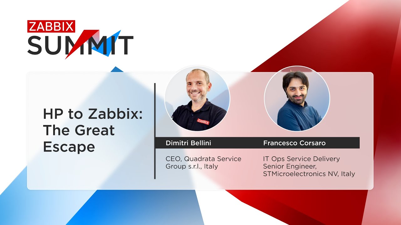 HP в Zabbix: The Great Escape, Дмитрий Беллини и Франческо Корсаро / Zabbix Summit 2025