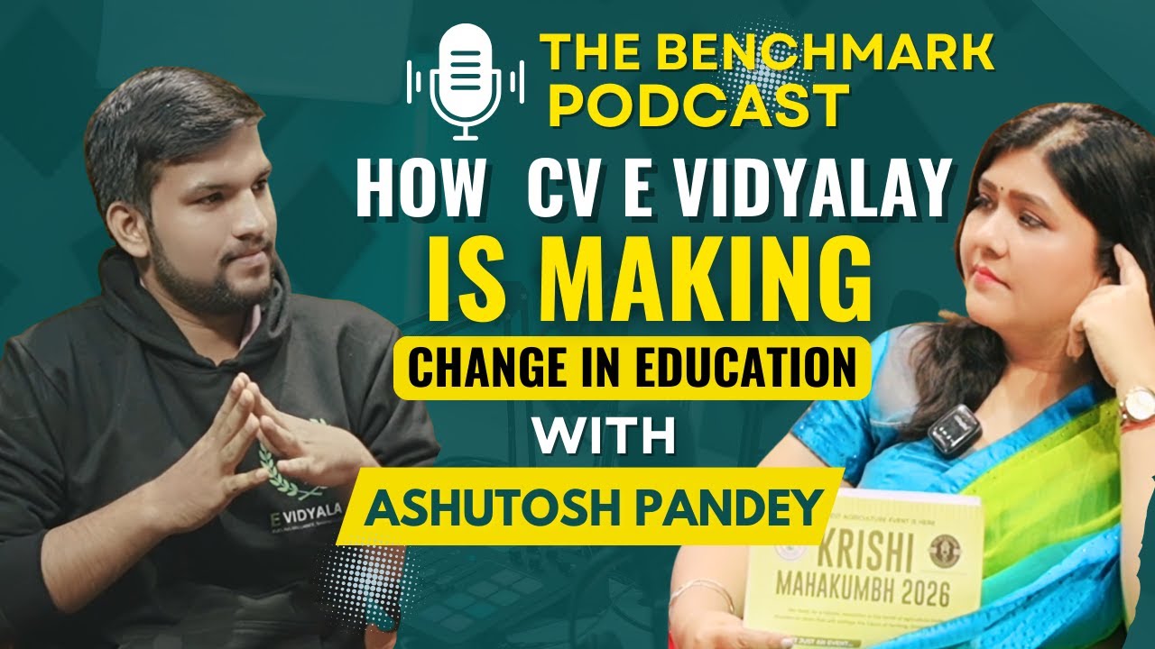 How CV E VIDYALAY Is Changing Indian Education | Ashutosh Pandey Sir on Benchmark Podcast 🎙️