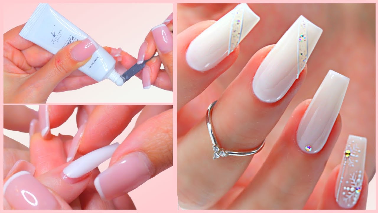 Easiest POLYGEL Nails EVER (Lazy Girl Method)