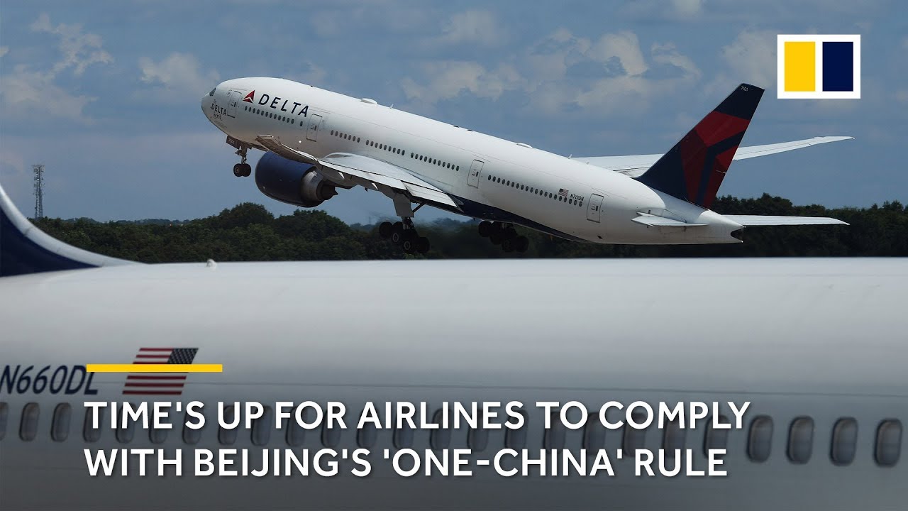 Deadline for international airlines to comply with 'one-China' rule expires