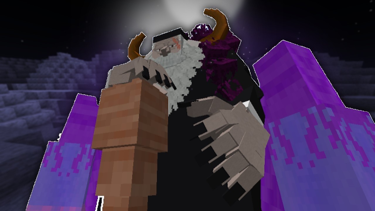 LUFFY GEAR 5 VS SATURN DANS MINECRAFT 😱 (MOD ONE PIECE)