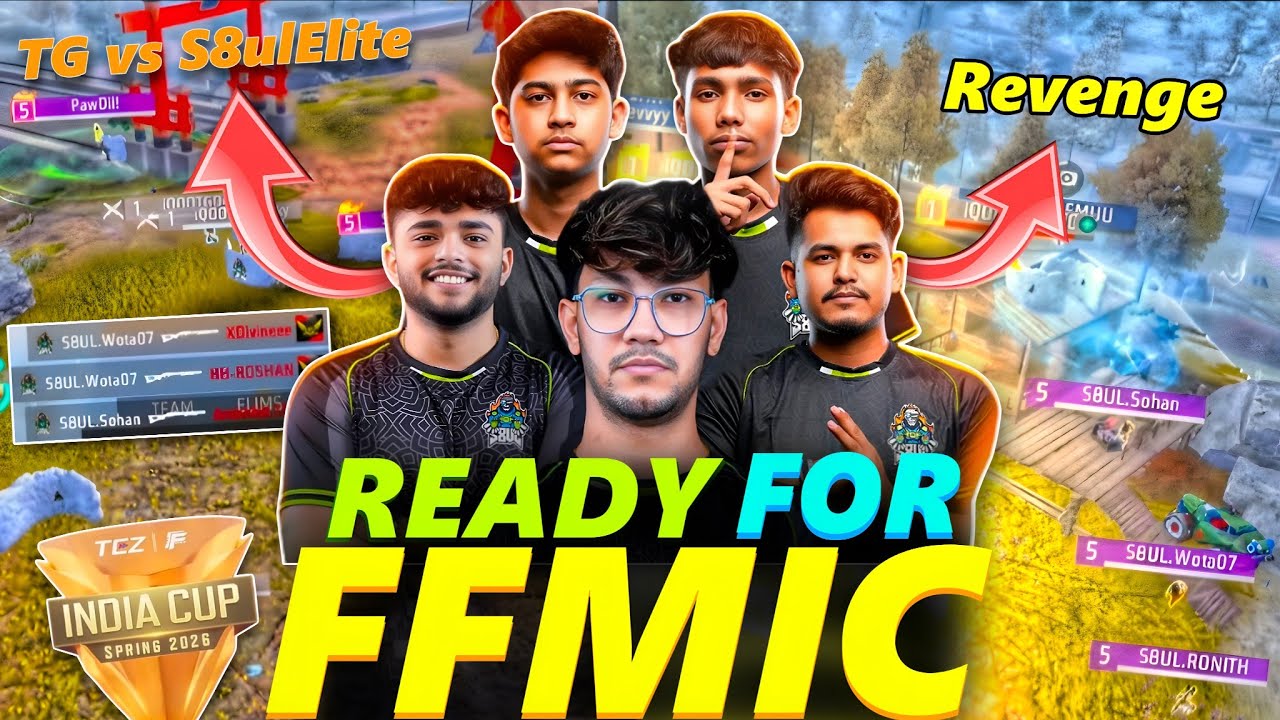 S8ulElite IS READY FOR FFMIC SPRING 2026🔥 | 22 KILLS BOOYAH IN T1 LOBBY | S8ULELITE vs TOTAL GAMING💀
