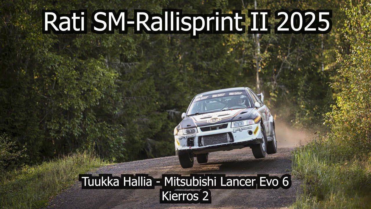 RATI SM-Rallisprint 2 Laihia 2025 / Tuukka Hallia - 2 Kierros