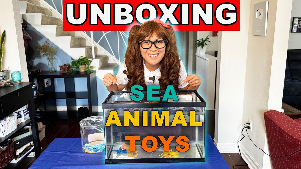 Unboxing Sea Animal Toys | Learn Sea Animal Names | Educational Videos for Kids
