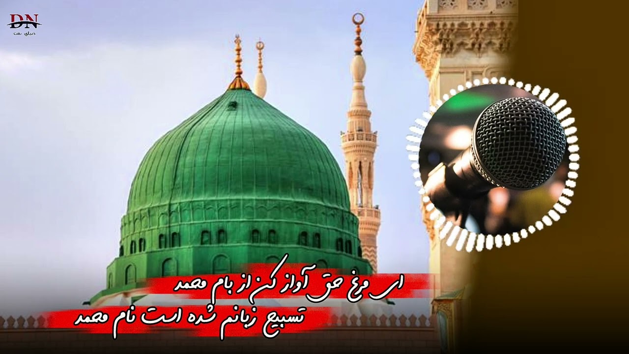 ای مرغ حق آواز کن از بام محمد. نعت نبوی، آواز حذیفه بلخی  #نعتشريف #ترانه_جدید #نعت #ترانه_فارسی 