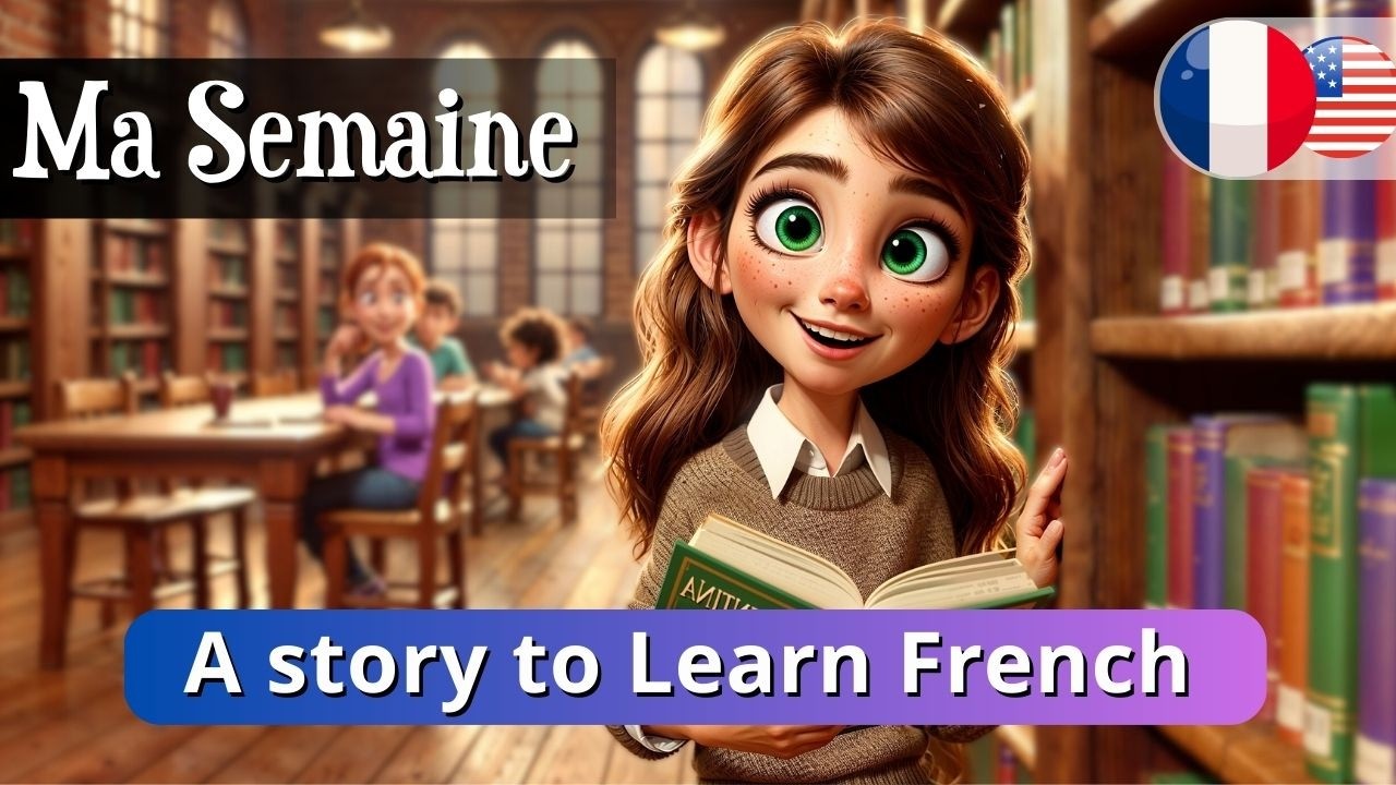 🌟 Learn French Through a Simple Story: "My Week" 🇫🇷