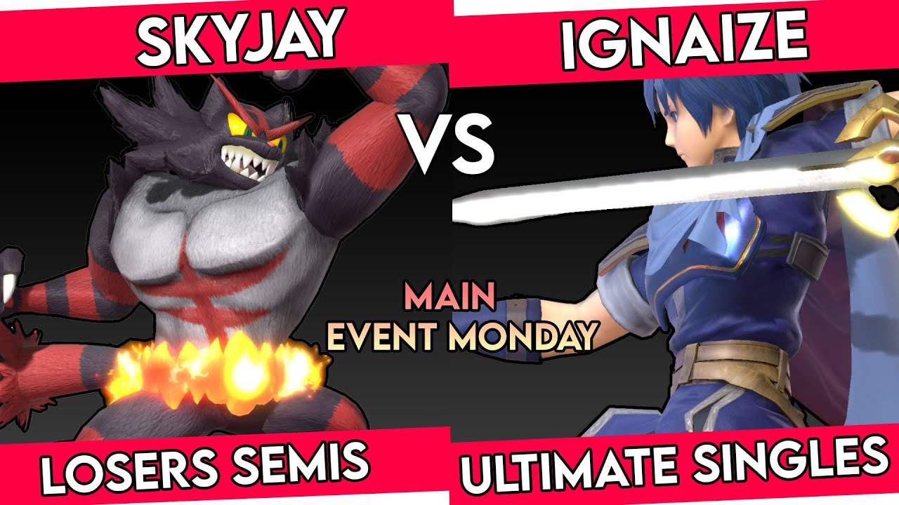 BNB Main Event Mondays 1 - Skyjay (Incineroar) VS Ignaize (Marth) Losers Semis