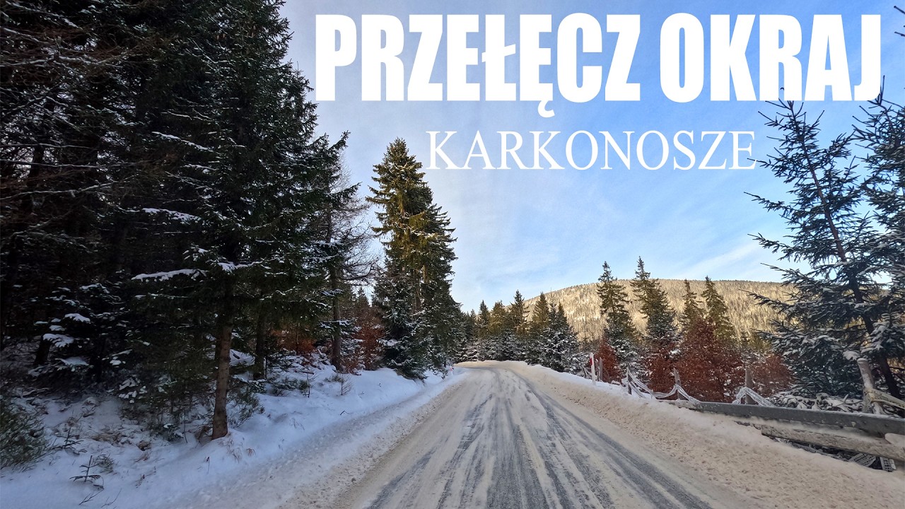 🇵🇱 PRZEŁĘCZ OKRAJ - Chyba najpiękniejsza trasa w Polsce 1050m n.p.m KARKONOSZE [4K Ultra HD]