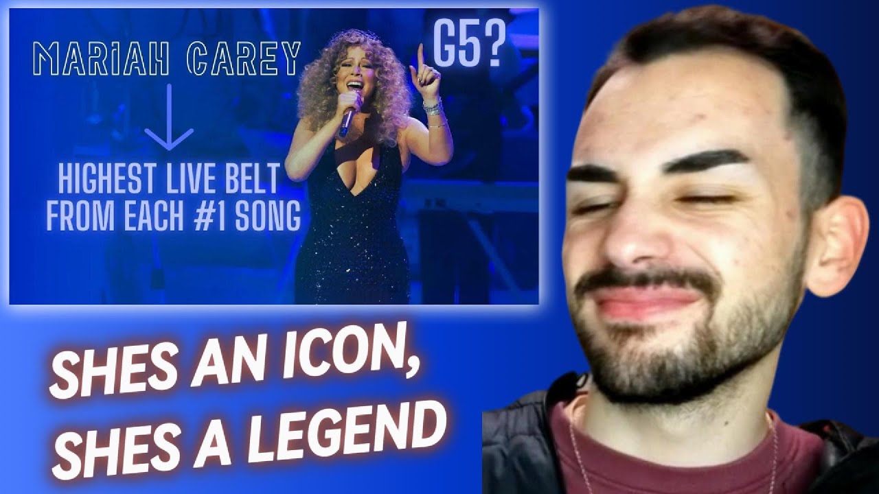 Mariah Carey - Highest Live Belt in Each #1 Song | Reaction