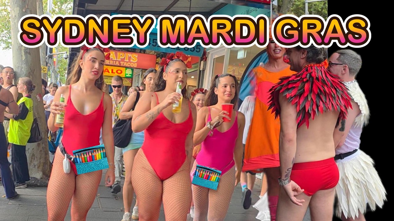Sydney Mardi Gras 2026 Australia -- Incredible Street Party.