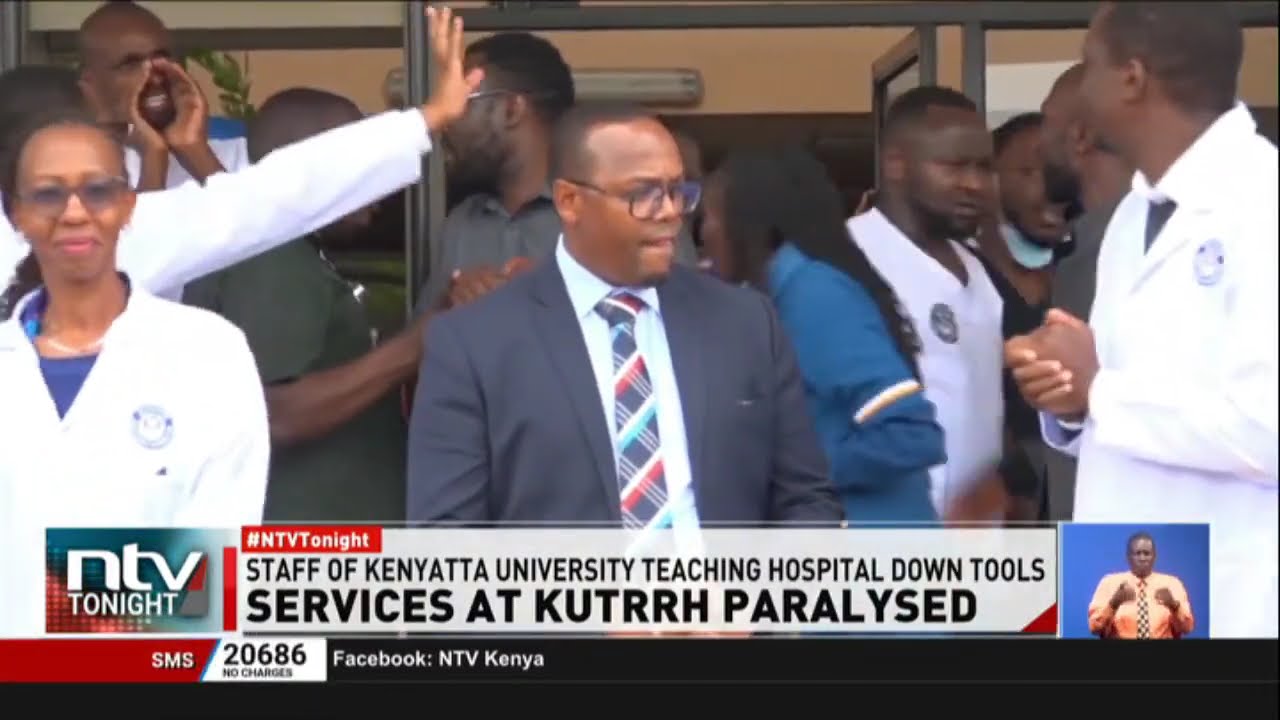 Patients stranded at Kenyatta University Hospital as medics protest poor working conditions