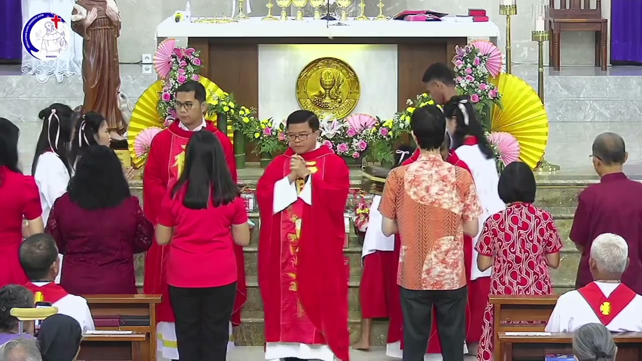 Pelayanan Koor Misdinar Sto. Fransiskus Assisi  - Misa Hari Minggu Prapaskah I