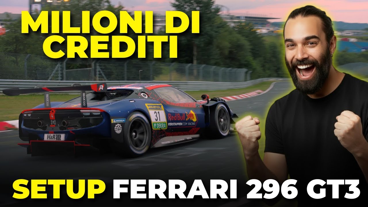 GT7: SETUP PERFETTO FERRARI 296 GT3 | 800PP YAS MARINA | VINCI MILIONI DI CREDITI SU GRAN TURISMO 7