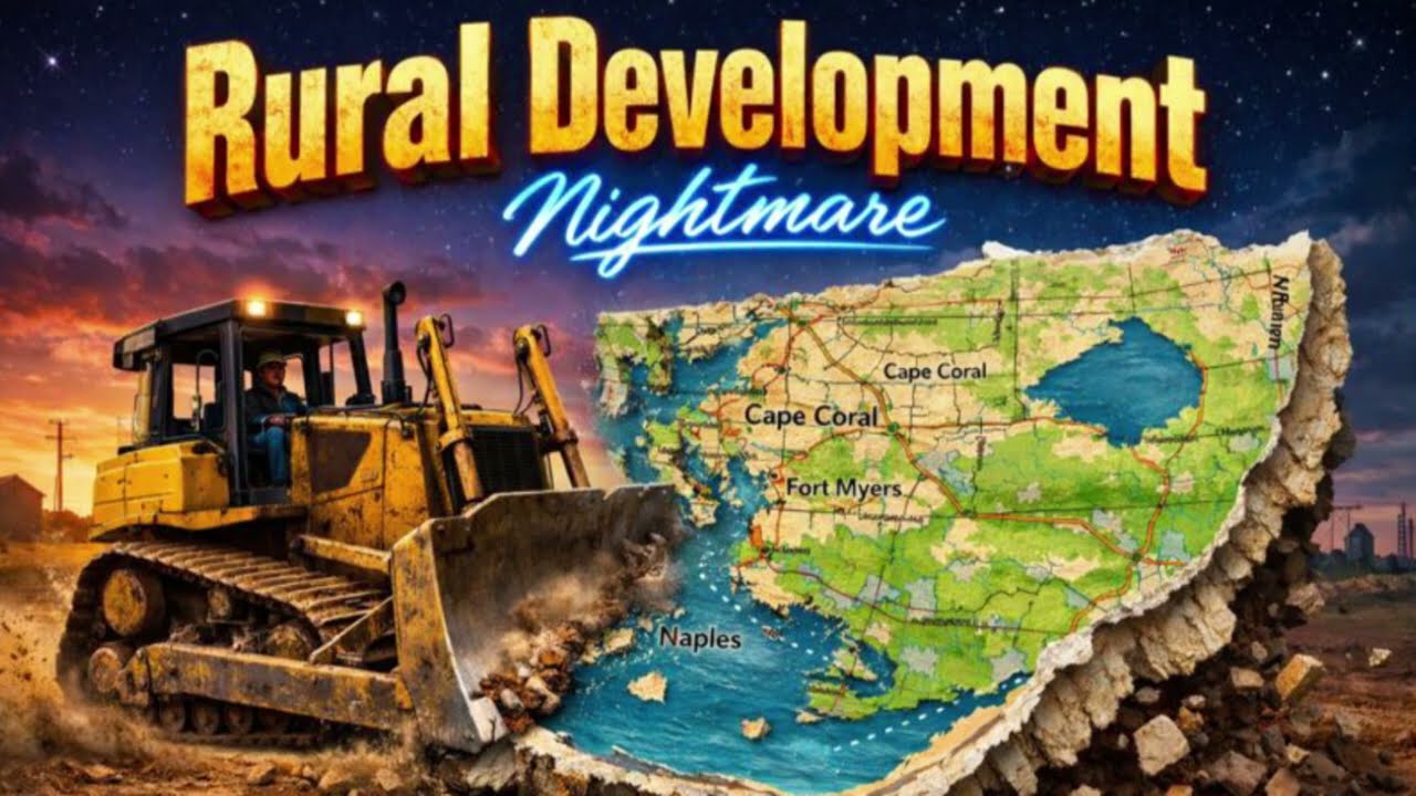Southwest Florida Rural Development Nightmare! Crowded Roads, Wildlife Habitat Endangered 