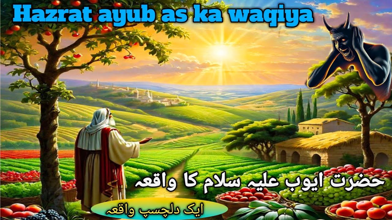hazrat ayub as ka waqiya | bayan prophet job | urdu story 😭