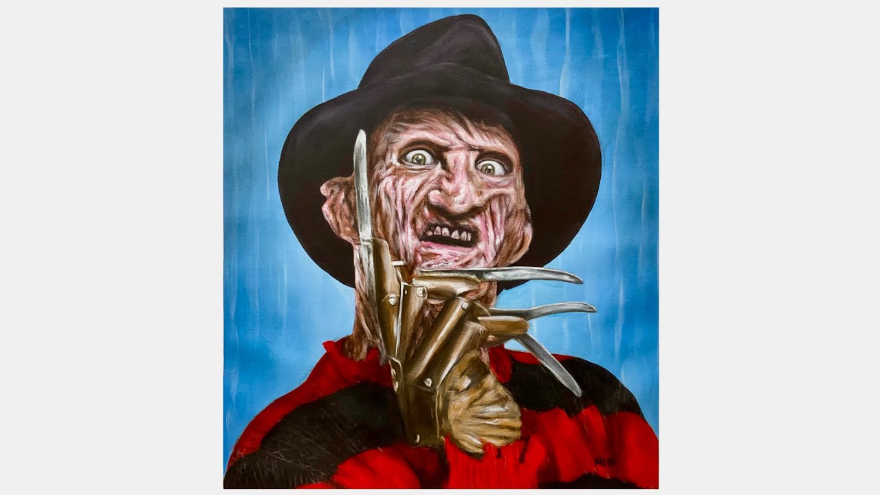 Freddy Krueger - acrylic on canvas