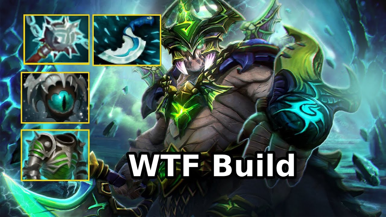 Underlord Mid Right Click WTF Build | Dota 2  Meme Build Highlights 7.29d