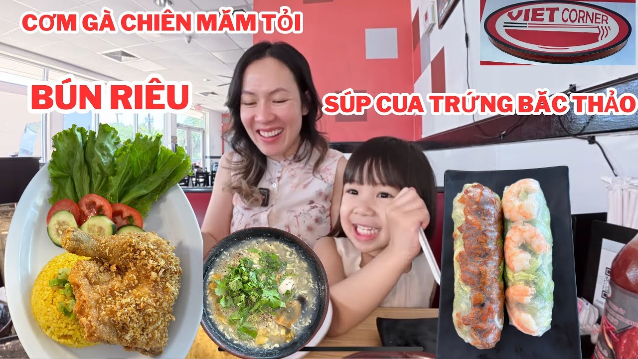 VIET CORNER - ĐỦ CÁC MÓN NGON, ĂN NO CĂNG BỤNG  || ĂN GÌ Ở MỸ